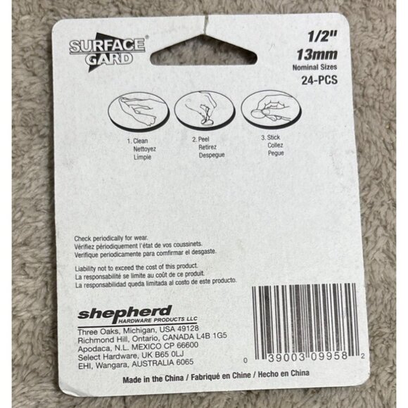 Assorted Furniture Surface Protector Pads Felt Silicone 139 Pieces New - Picture 3 of 11